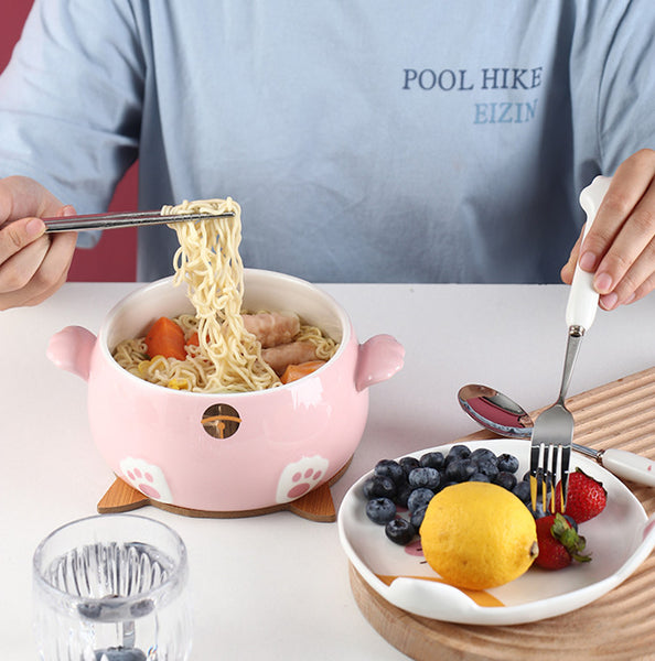 Lovely Cat Printed Bowl JK2858