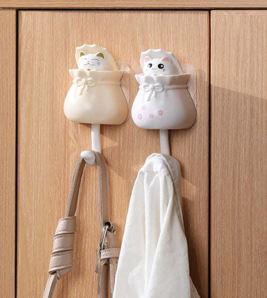 Lovely Cat Glue Hook JK2873