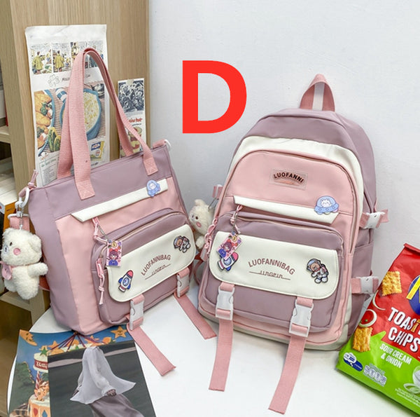 Fashion Cartoon Backpack Set JK3167