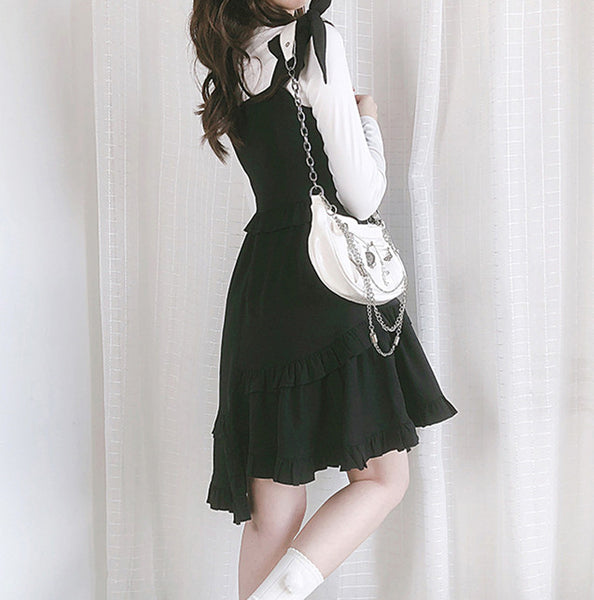 Fashion Black Girls Dress JK3098