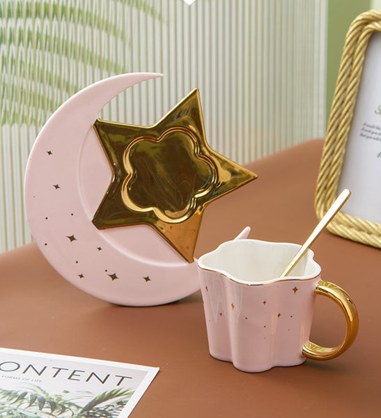 Moon and Star Mug Cup Set JK2949