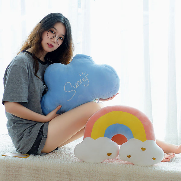 Moon And Star Plush Hold Pillow JK2373