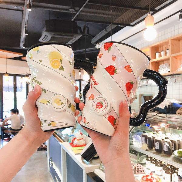 New Style Fruits Mug Cup JK2254