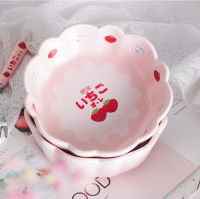 Pink Strawberry Bowl JK2505