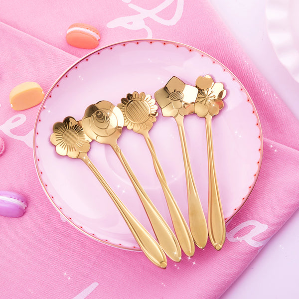 Cute Flowers Spoon JK1263