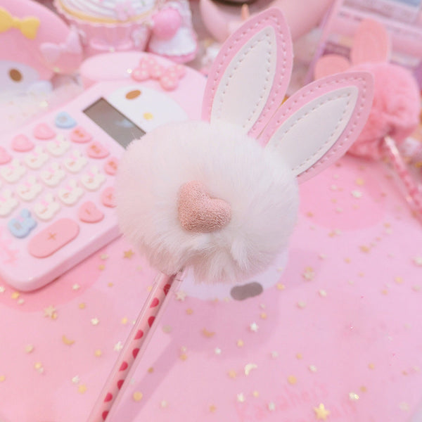 Cute Rabbit Ear Ballpoint Pen JK1324