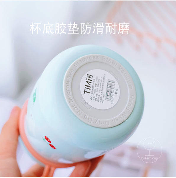 Cute Rabbit Stainless Steel Vacuum Water Bottle JK2347