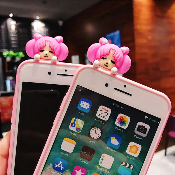 Pink Usagi Phone Case for iphone 6/6s/6plus/7/7plus/8/8P/X/XS/XR/XS Max JK1240