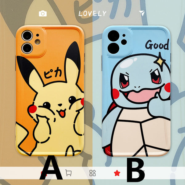 Kawaii Pikachu Phone Case for iphone7/7plus/8/8P/X/XS/XR/XS Max/11/11 pro/11 pro max JK2176