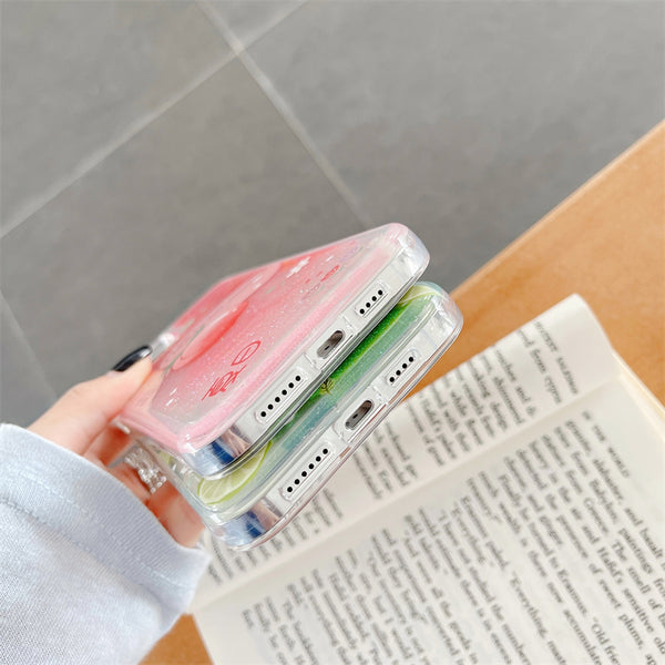 Cute Peach Phone Case for iphone7/7plus/8/8P/X/XS/XR/XS Max/11/11 pro/11 pro max/12/12pro/12mini/12pro max JK2812