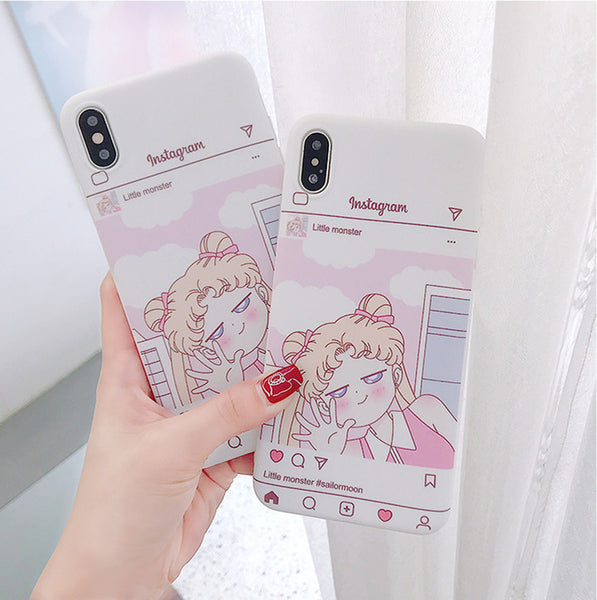 Lovely Usagi Phone Case for iphone 6/6s/6plus/7/7plus/8/8P/X/XS/XR/XS Max JK1337