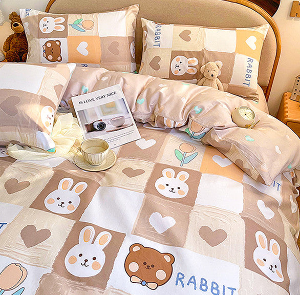 Rabbit and Bear Bedding Set JK3198