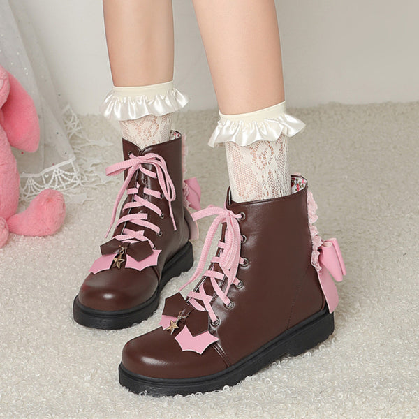 Fashion Bowtie Martin Boots JK2899