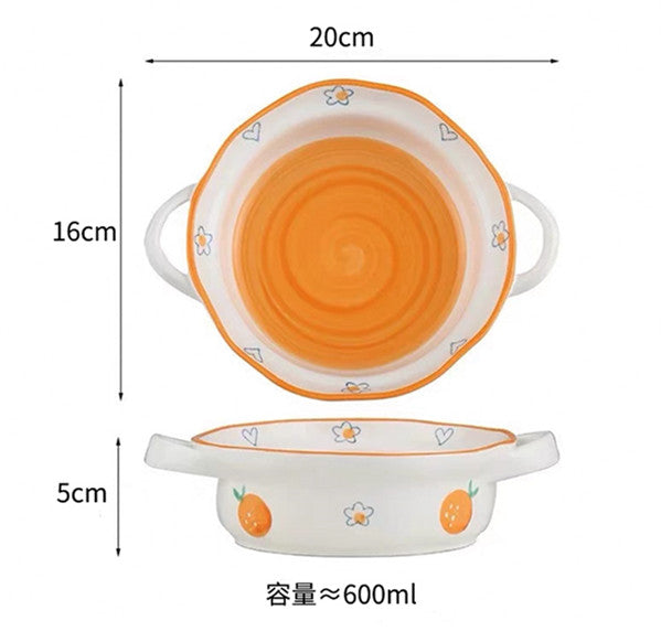 Sweet Fruits Printed Bowl JK3408