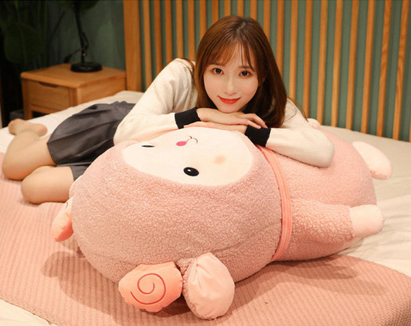 Kawaii Sheep Plush Hold Pillow JK3225