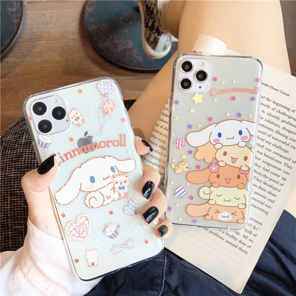 Lovely Cinnamoroll Phone Case for iphone 6/6s/6plus/7/7plus/8/8P/X/XS/XR/XS Max/11/11 pro/11 pro max JK1913