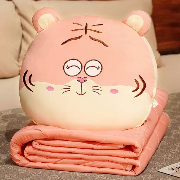 Lovely Tiger Pillow And Blanket JK3404