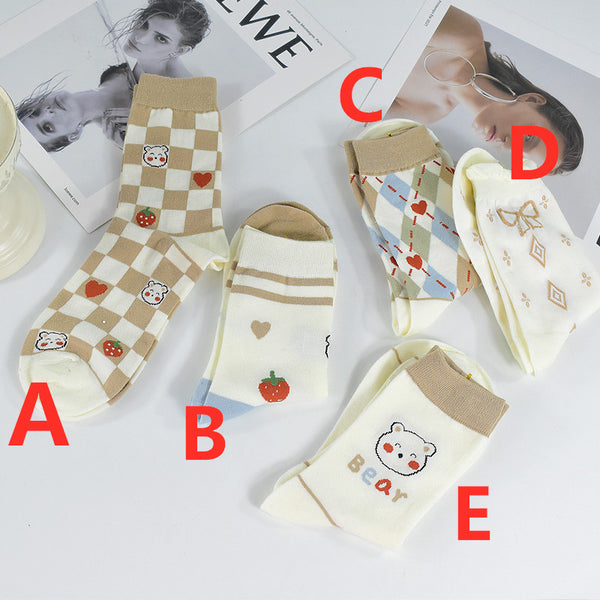 Lovely Bear Socks JK3093
