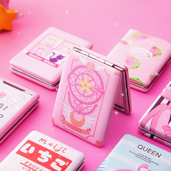 Sailormoon and Strawberry Folding Mirror JK1267