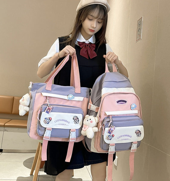 Fashion Cartoon Backpack Set JK3167
