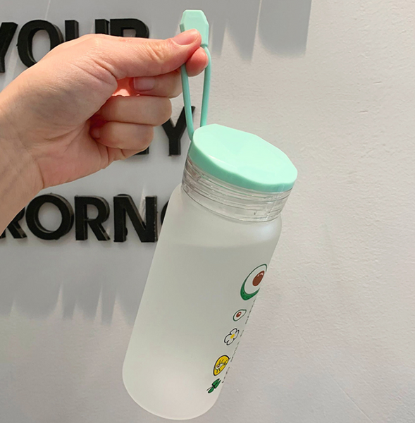 Cute Fruits Glass Water Bottle JK2271