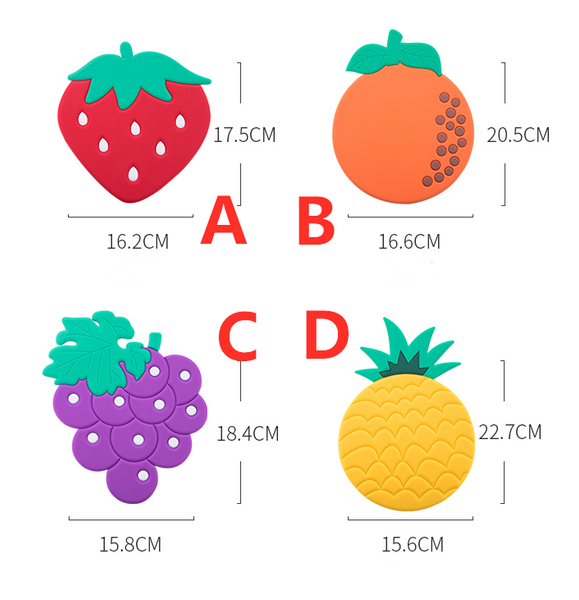 Cute Fruits Cup Mat JK2408