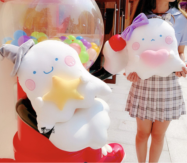 Lovely Ghost Plush Hold Pillow JK2452