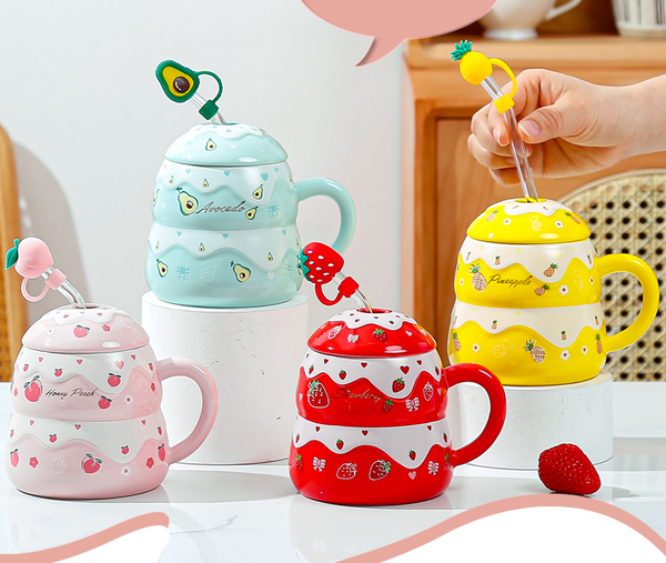 Kawaii Fruits Mug Cup JK3486