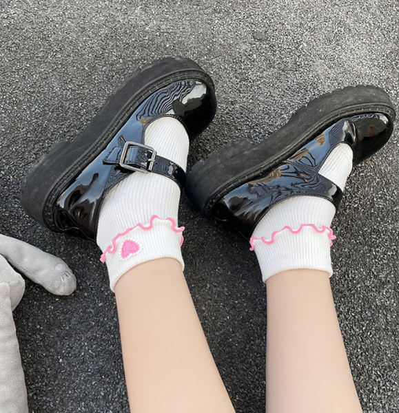 Pretty Heart Socks JK3517