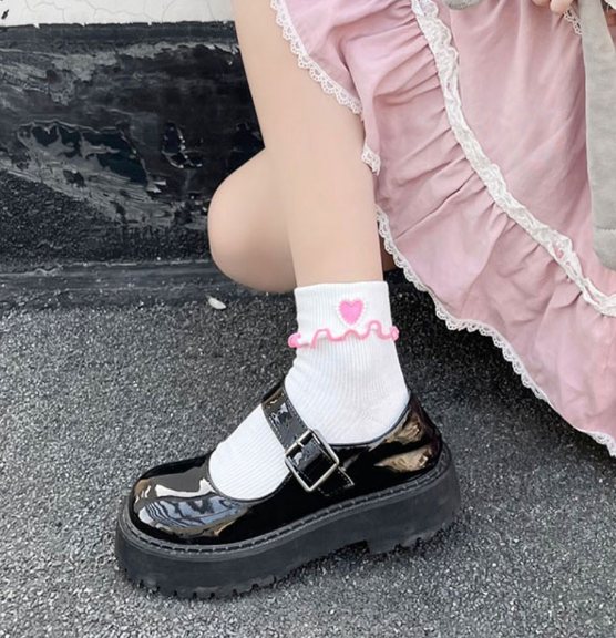 Pretty Heart Socks JK3517