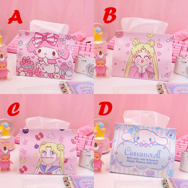 Sailormoon and Sakura Tissue Box JK1029