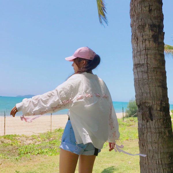 Fashion Bandage Sunproof Coat JK1451