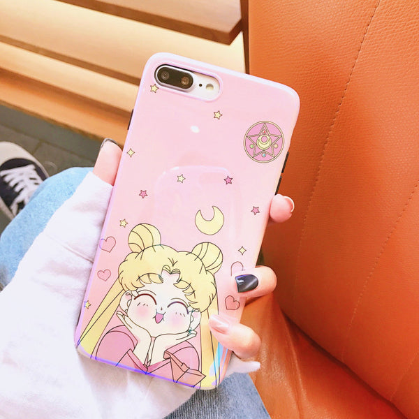 Cute Usagi Phone Case for iphone 6/6s/6plus/7/7plus/8/8P/X/XS/XR/XS Max JK1128