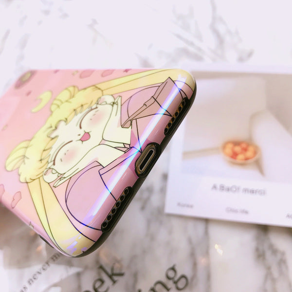 Cute Usagi Phone Case for iphone 6/6s/6plus/7/7plus/8/8P/X/XS/XR/XS Max JK1128