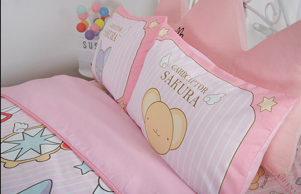 Cartoon Sakura Bedding Set JK1614