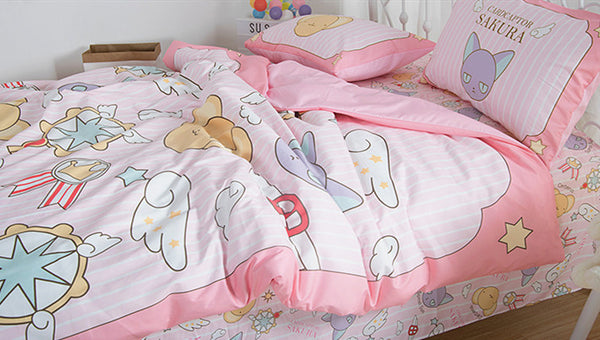 Cartoon Sakura Bedding Set JK1614