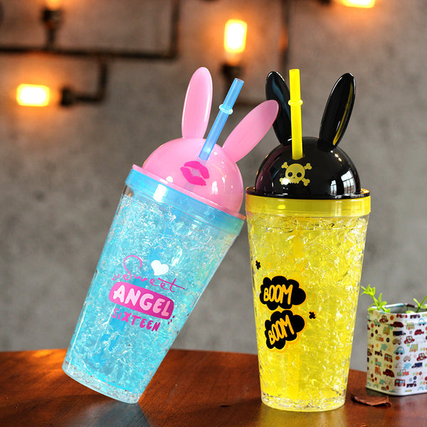 New Style Rabbit Ears Water Bottle  JK1237