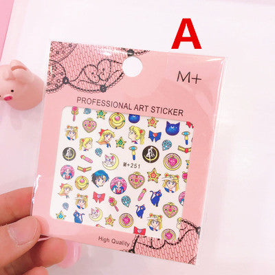 Sailormoon Luna Nail Stickers JK1141