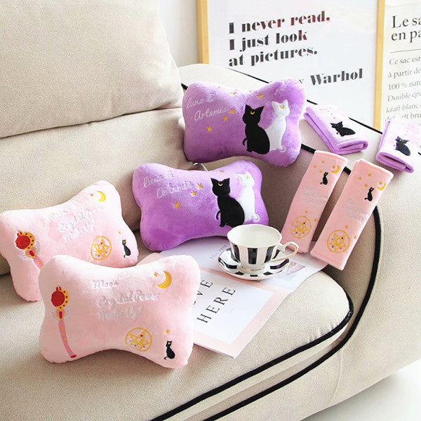 Sailormoon Luna Car Pillow and Shoulder Pad JK1448