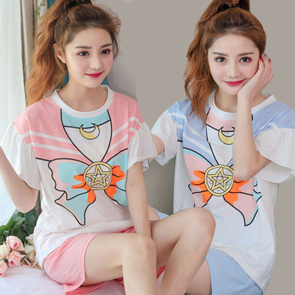 Butterfly Summer Pajamas Suit JK1370