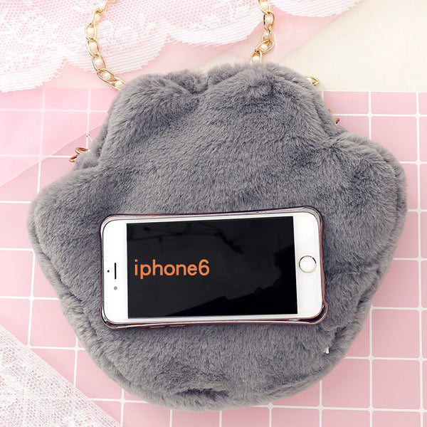Soft Cats Paw Shoulder Bag JK1356