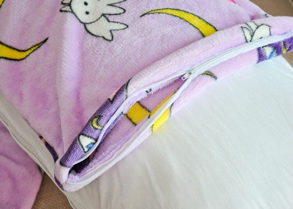 Cute Luna Blanket and Pillow Cover JK2495