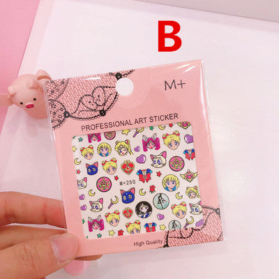 Sailormoon Luna Nail Stickers JK1141