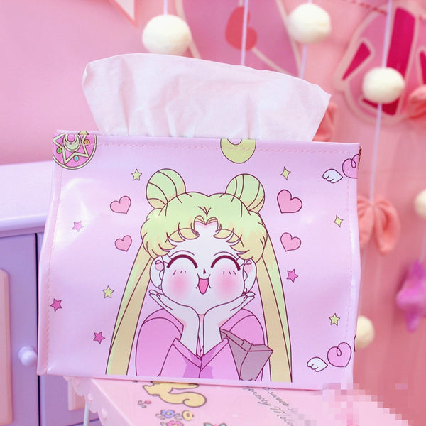 Sailormoon and Sakura Tissue Box JK1029