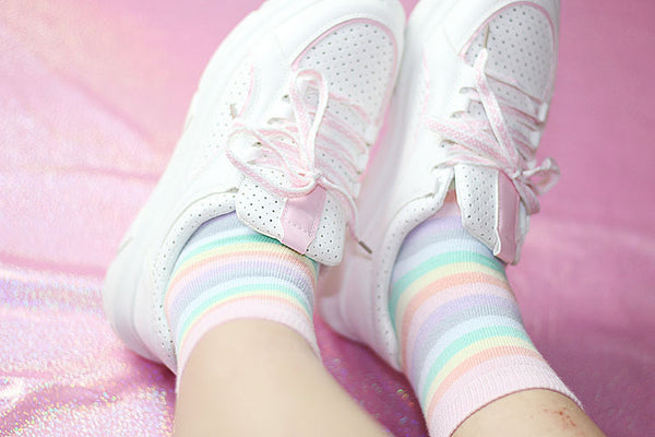 Lovely Rainbow Socks JK1943