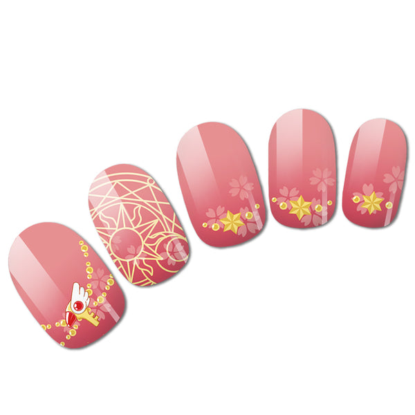 Sailor Moon and Sakura Nail Art JK1031
