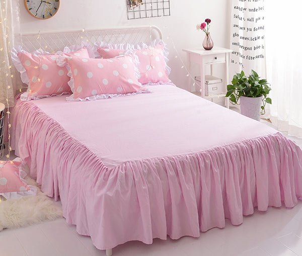 Pink Wave Point Bedding Set JK1764