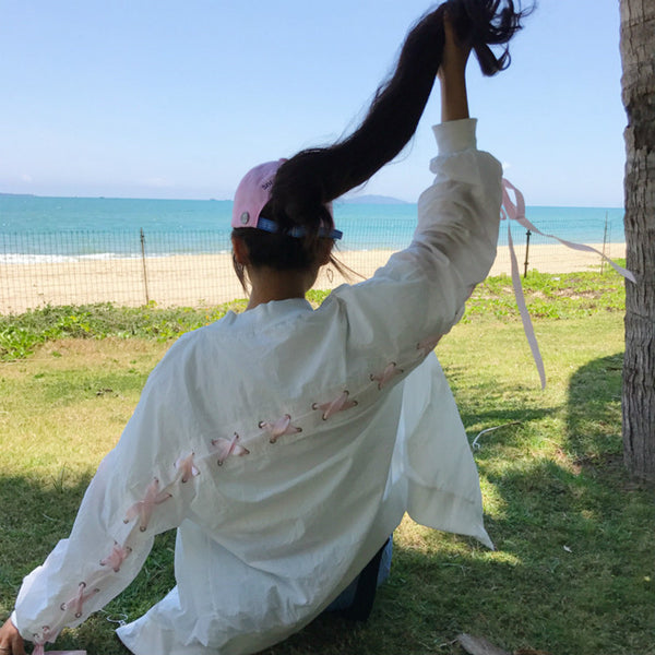 Fashion Bandage Sunproof Coat JK1451