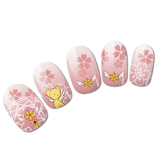 Sailor Moon and Sakura Nail Art JK1031
