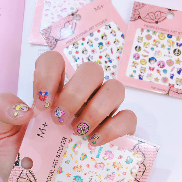 Sailormoon Luna Nail Stickers JK1141